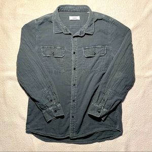 Buck Mason Vintage Two Pocket Shirt - Atlantic, XL
